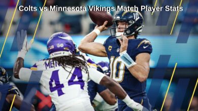 Colts vs Minnesota Vikings Match Player Stats
