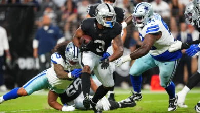 Dallas Cowboys vs Las Vegas Raiders Match Player Stats