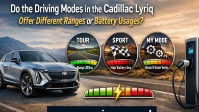 Do the Driving Modes in Cadillac Lyriq Offer Different Ranges or Battery Usages
