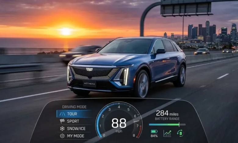 Do the Driving Modes in Cadillac LYRIQ Offer Different Ranges or Battery Usages
