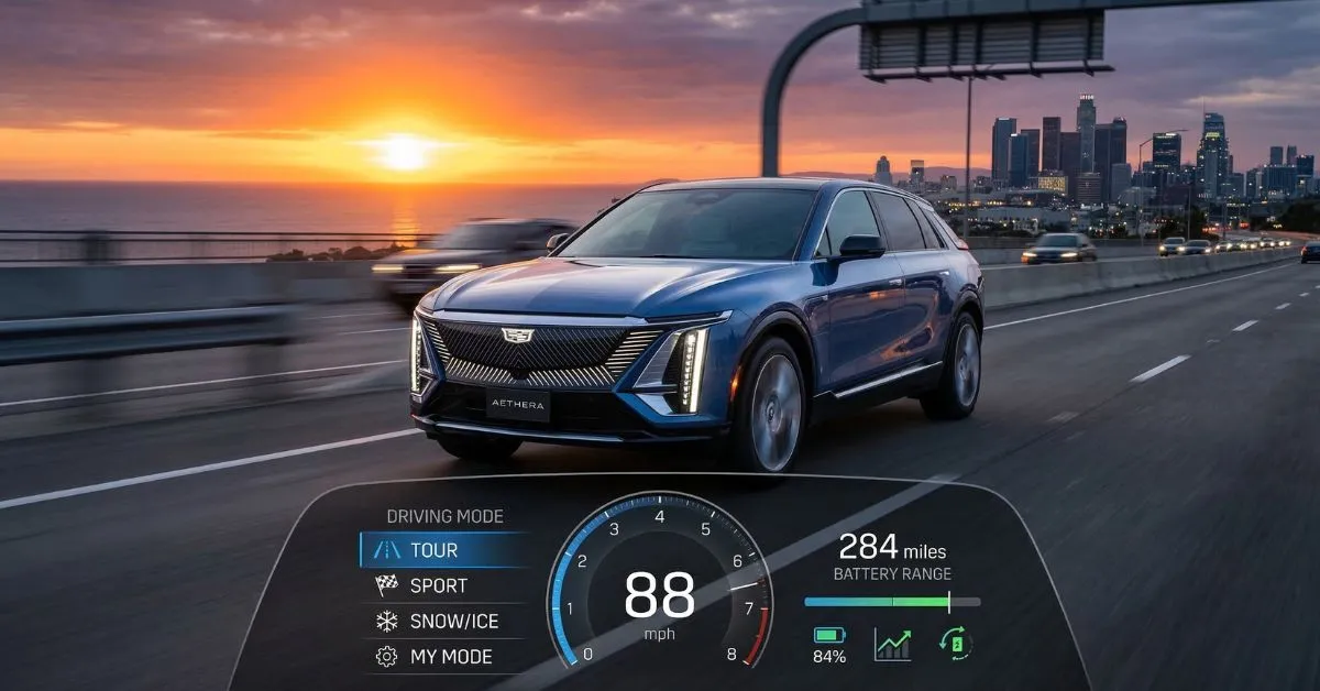 Do the Driving Modes in Cadillac LYRIQ Offer Different Ranges or Battery Usages