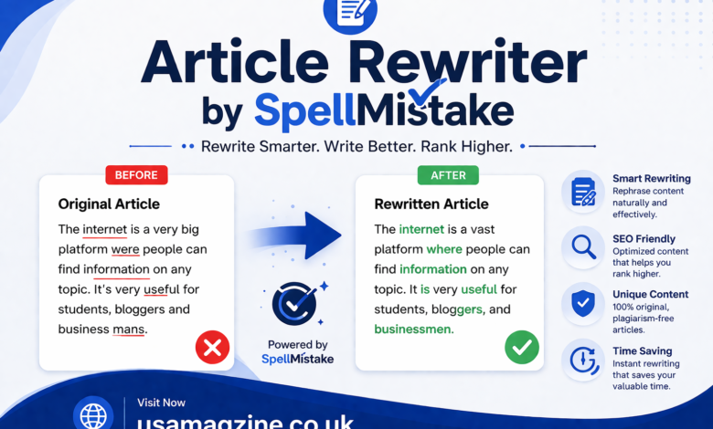 Article Rewriter by SpellMistake