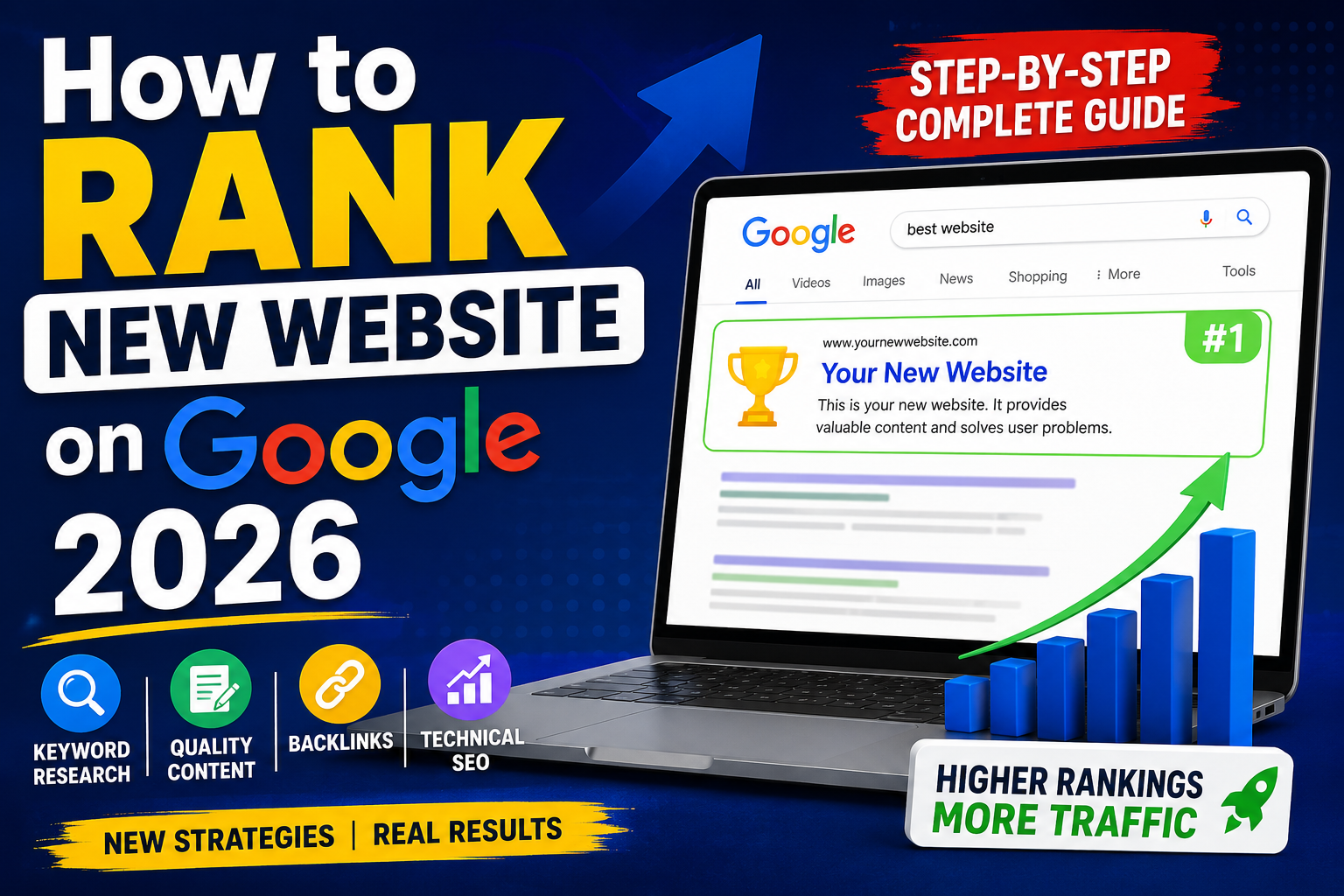 How to Rank New Website on Google 2026