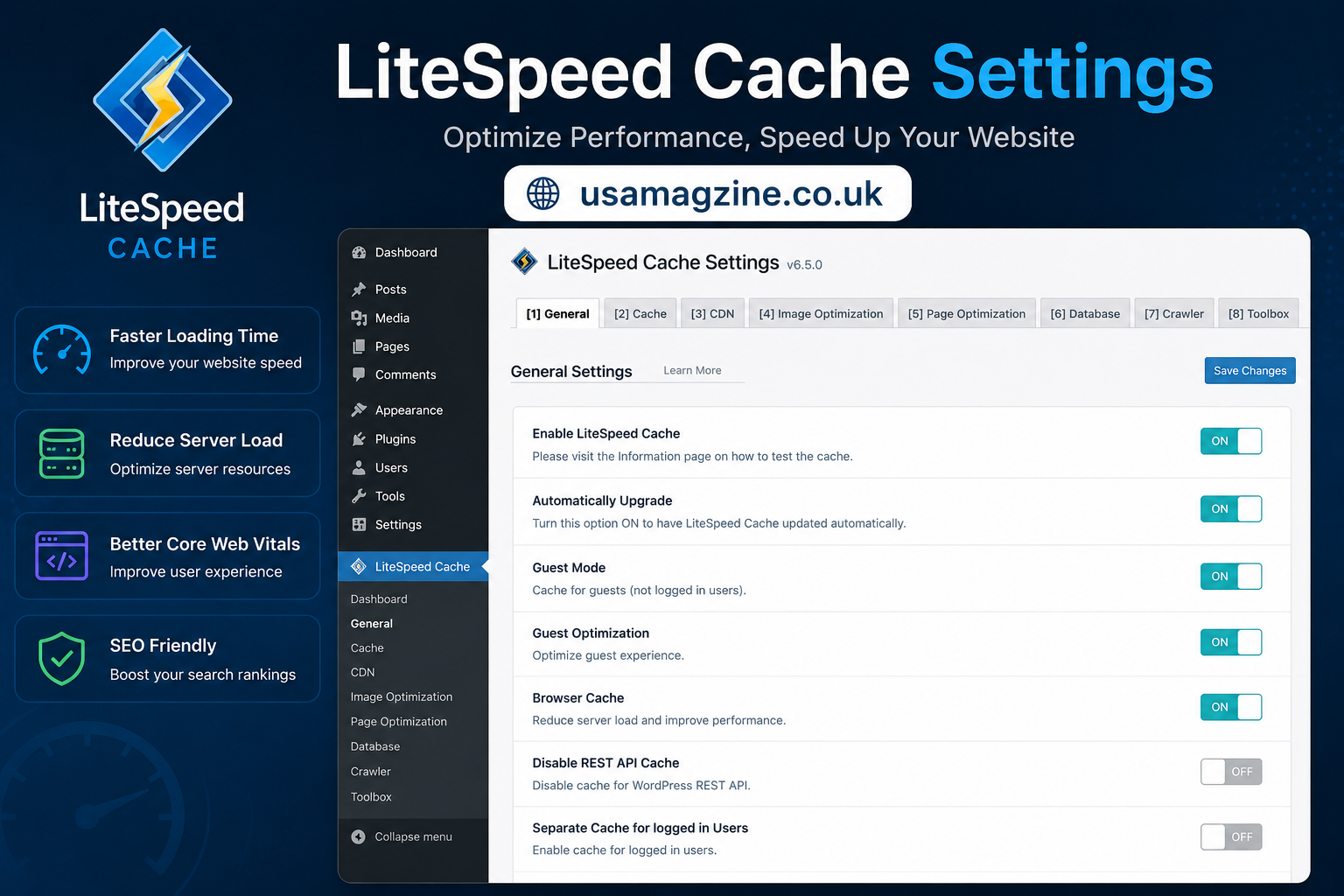 LiteSpeed Cache Settings