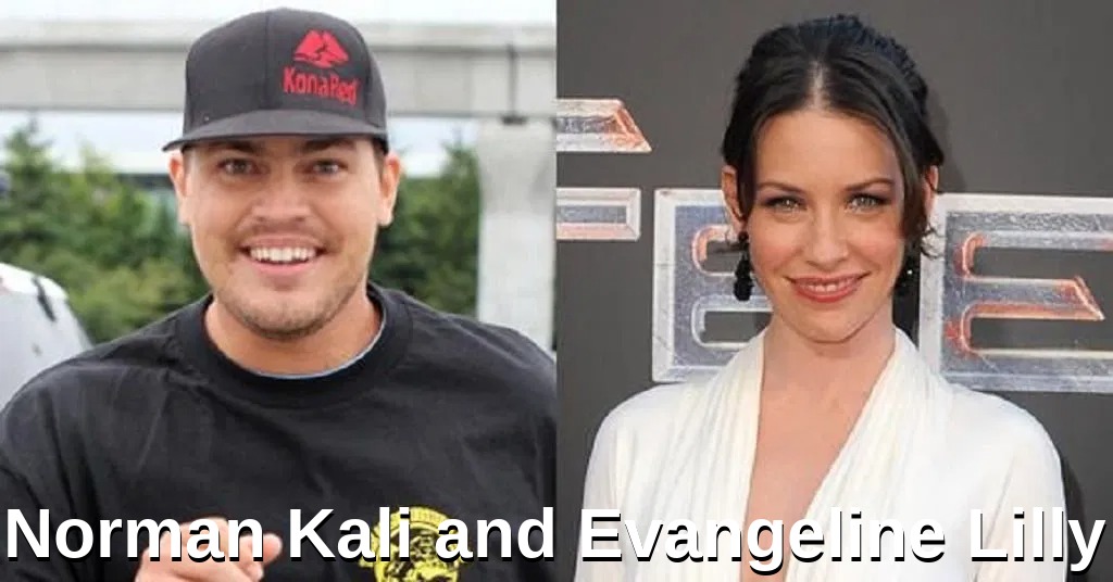 Norman Kali and Evangeline Lilly