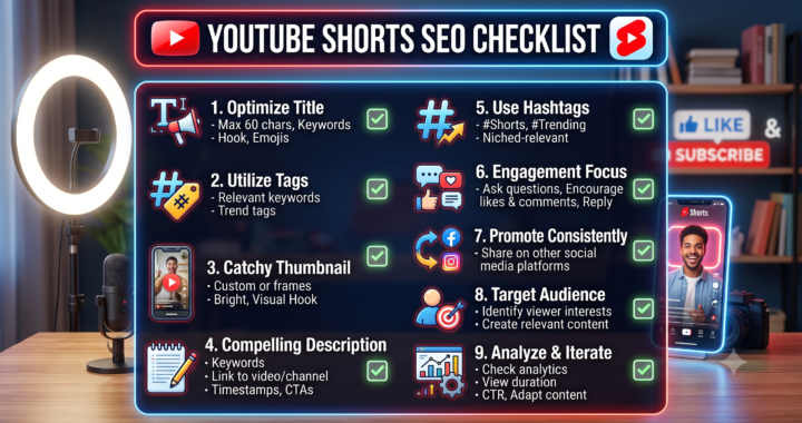 YouTube Shorts SEO Checklist