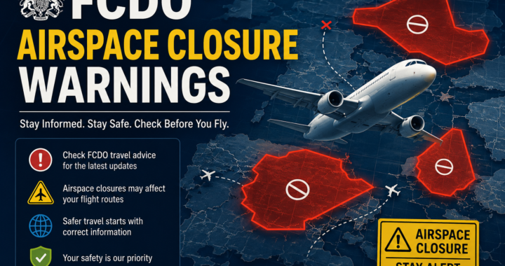 FCDO Airspace Closure Warnings